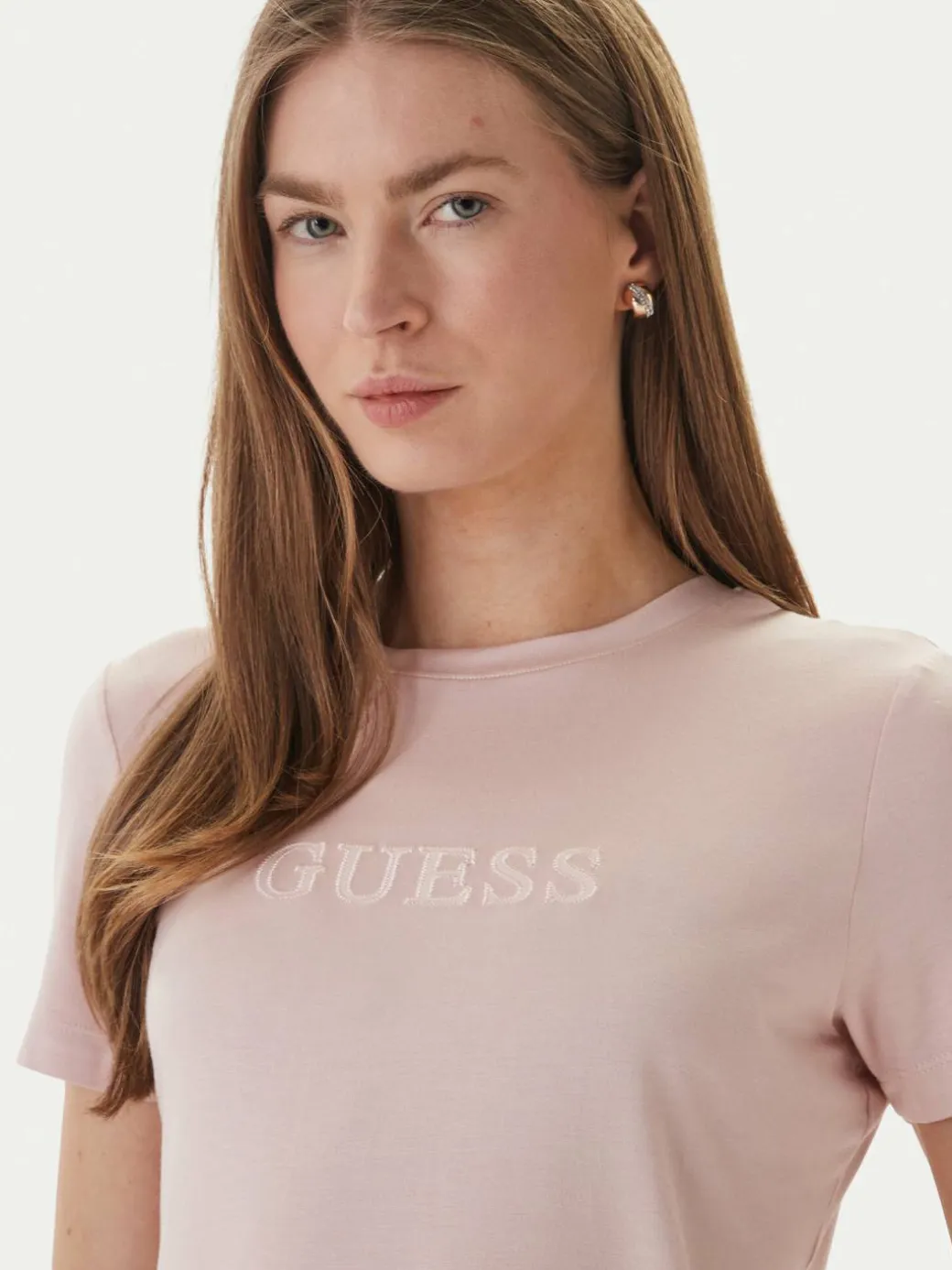 T-shirt O6GI00 KBF92 Rosa Regular Fit