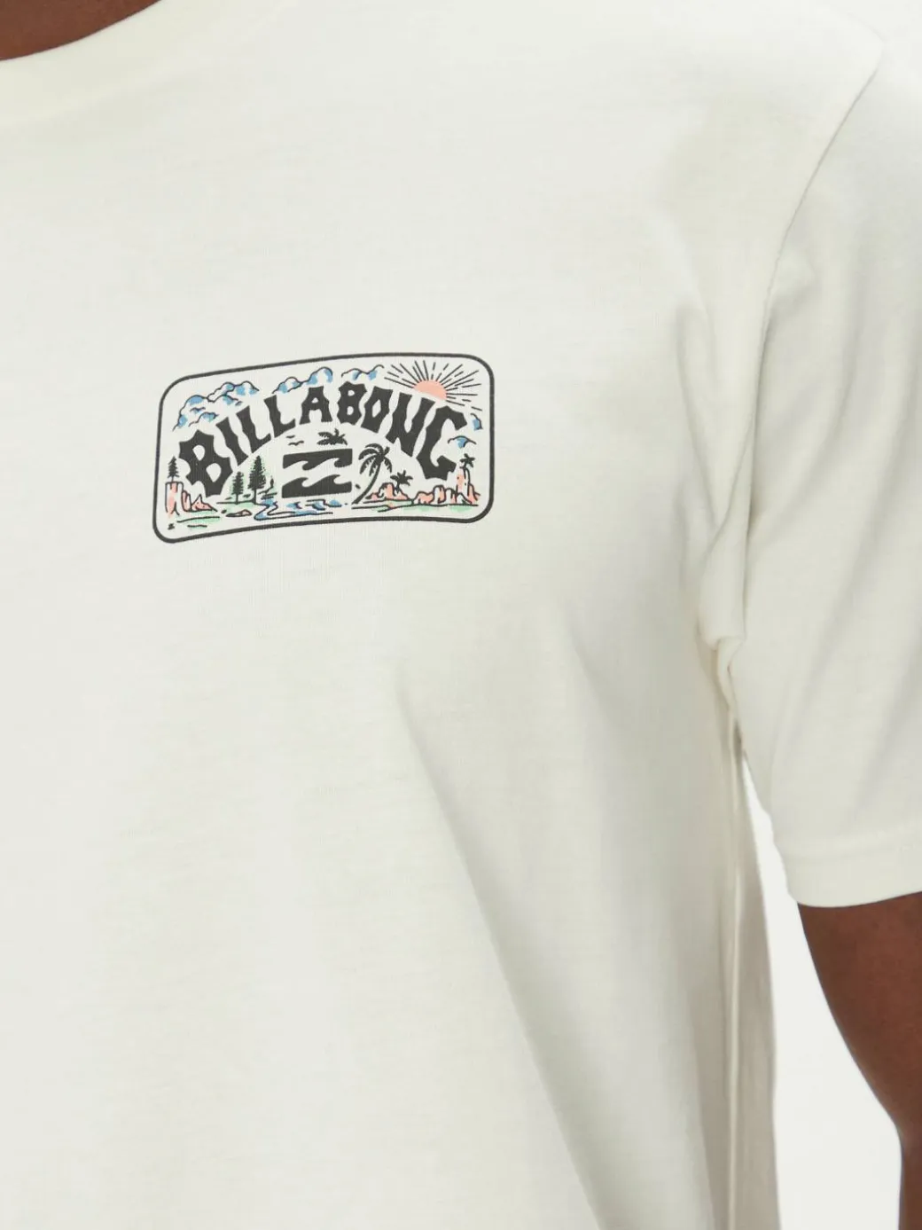 T-shirt Scenic Arch Adiv Ss 24A501539 Bianco Regular Fit