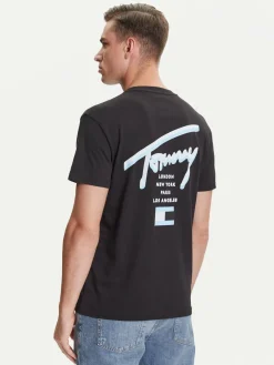 T-shirt Signature City DM0DM21934 Nero Regular Fit