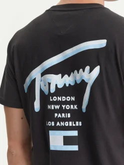 T-shirt Signature City DM0DM21934 Nero Regular Fit