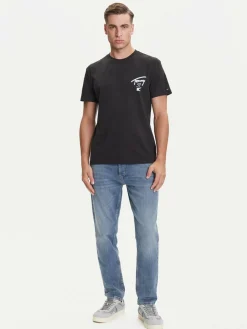 T-shirt Signature City DM0DM21934 Nero Regular Fit