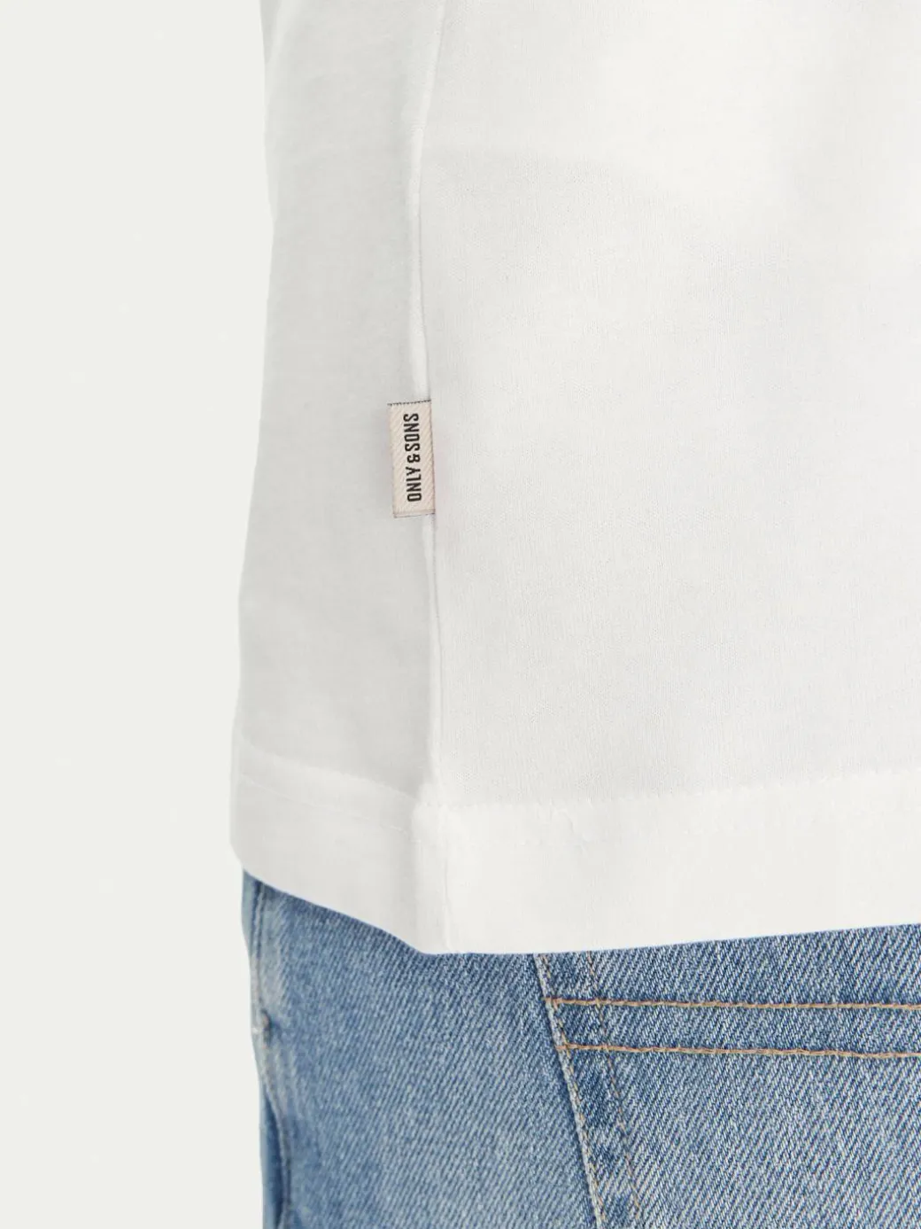 T-shirt Spritz 22034398 Bianco Relaxed Fit