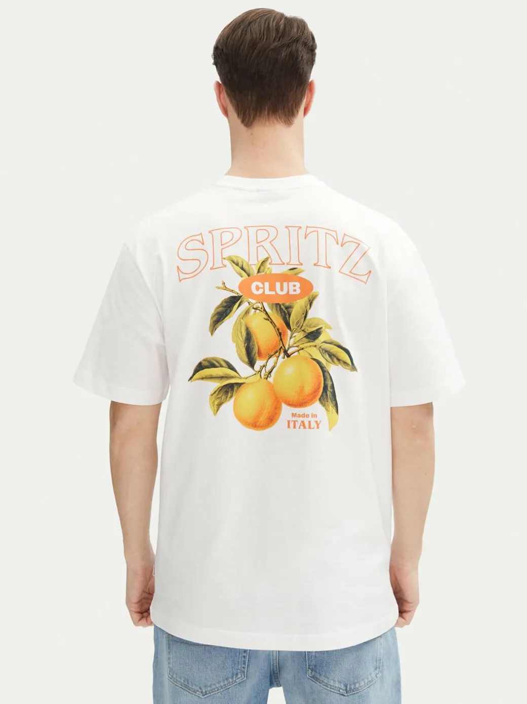 T-shirt Spritz 22034398 Bianco Relaxed Fit