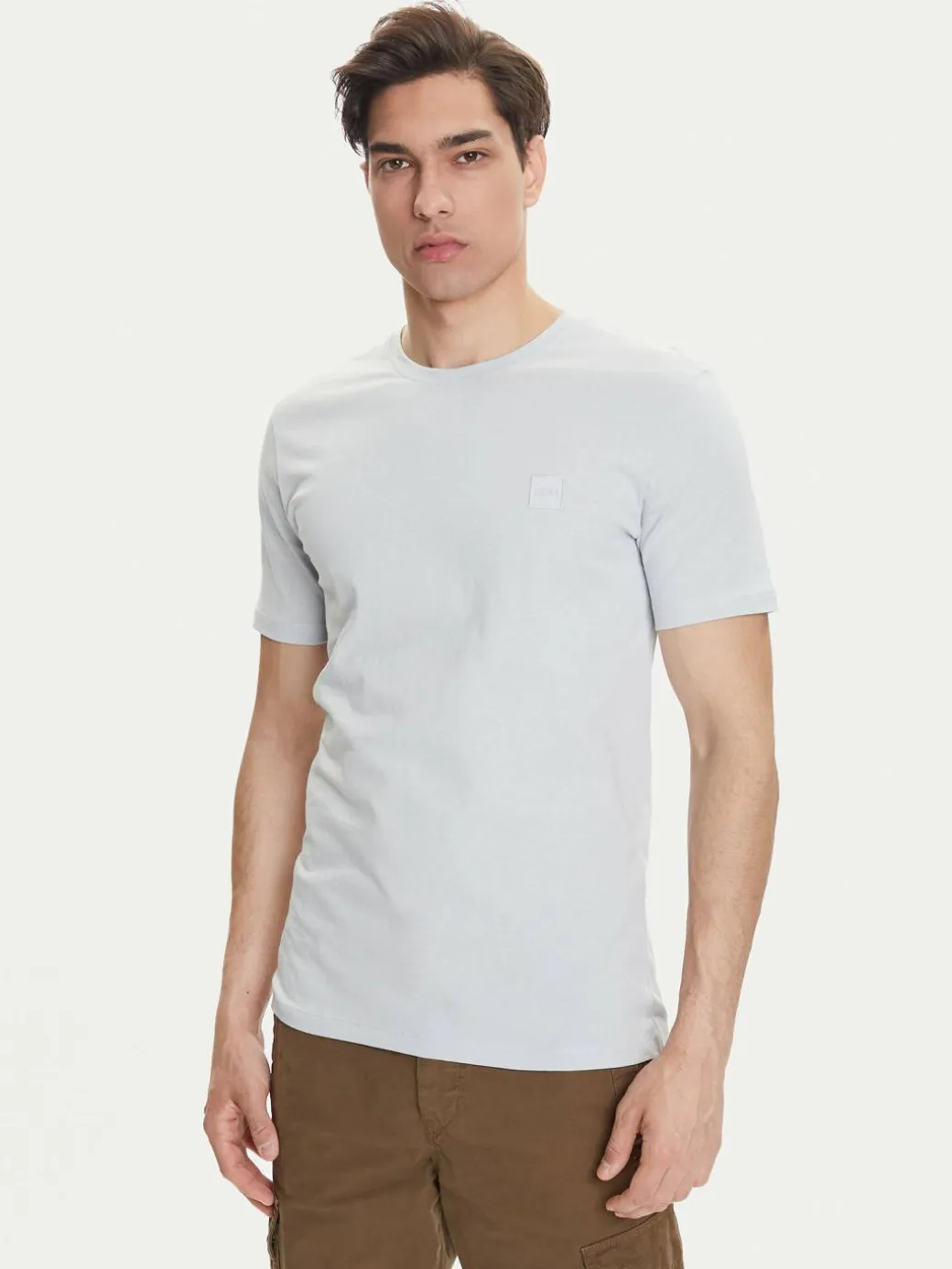 T-shirt Tales 50508584 Grigio Regular Fit