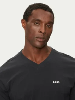 T-shirt Tee V 50506347 Blu scuro Regular Fit