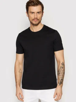 T-shirt Tessler 150 50468395 Nero Slim Fit