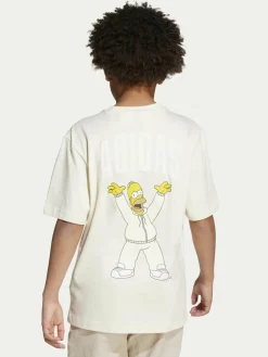 T-shirt The Simpsons Graphics JL9180 Beige Loose Fit