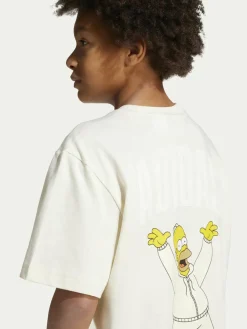 T-shirt The Simpsons Graphics JL9180 Beige Loose Fit