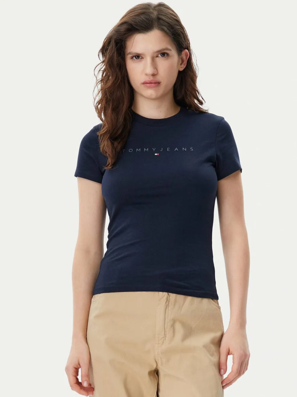 T-shirt Tonal Linear DW0DW20315 Blu scuro Slim Fit