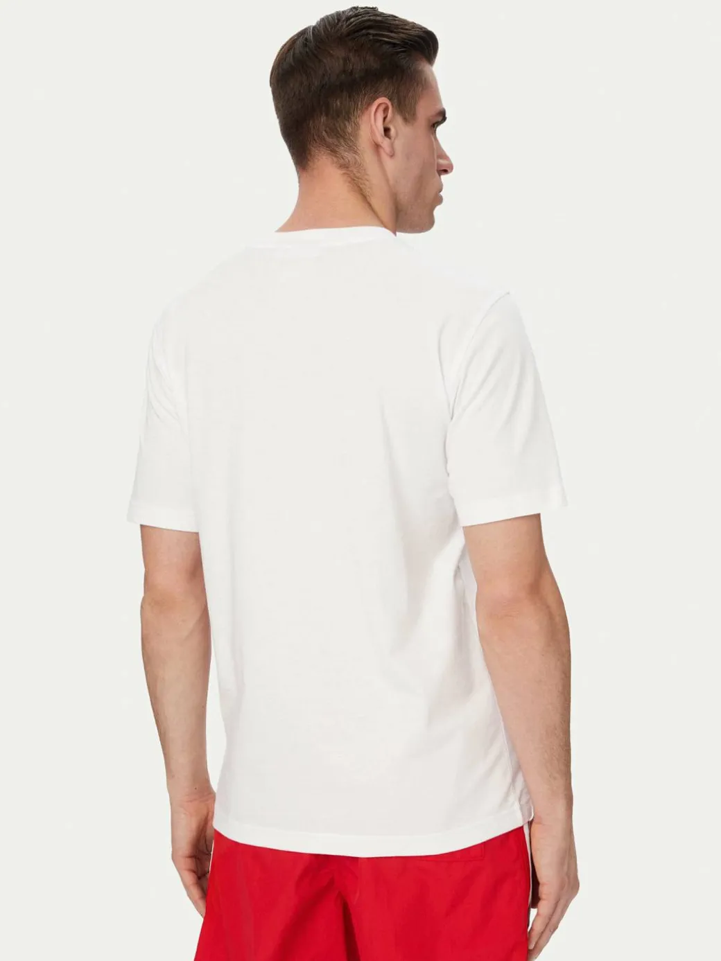 T-shirt Trefoil Essentials JI8544 Bianco Regular Fit