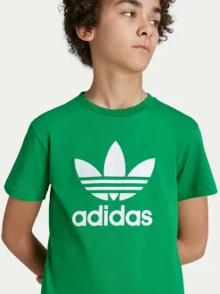 T-shirt Trefoil IY4003 Verde Regular Fit