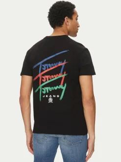 T-shirt Twisted Signature DM0DM20771 Nero Regular Fit
