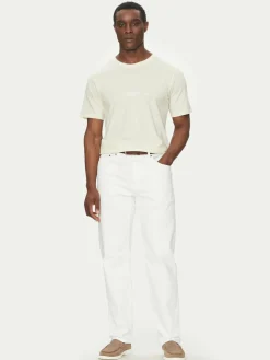 T-shirt Varenna 12273163 Écru Regular Fit