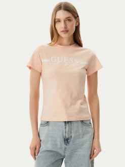 T-shirt V5GI03 I3Z14 Arancione Regular Fit