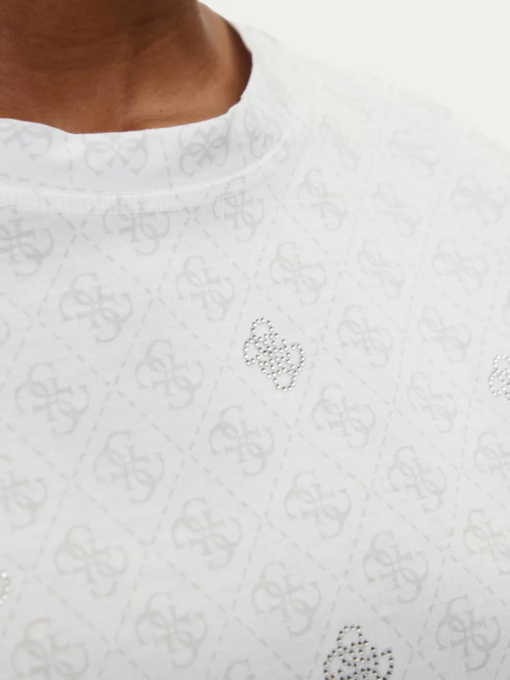 T-shirt V5GI16 I3Z14 Bianco Regular Fit