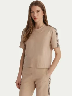 T-shirt V3RI08 I3Z14 Beige Relaxed Fit