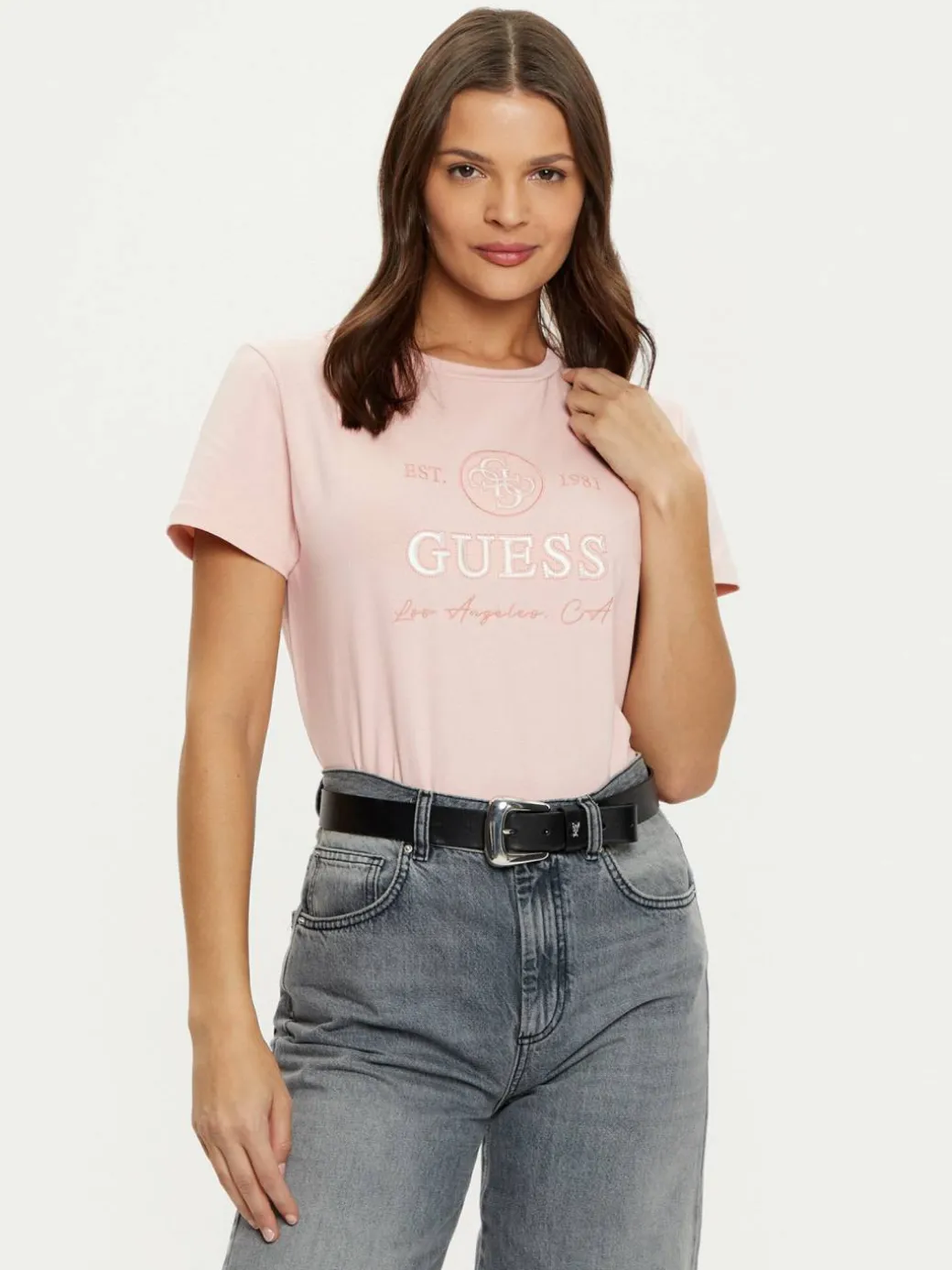T-shirt V5RI05 J1314 Rosa Regular Fit