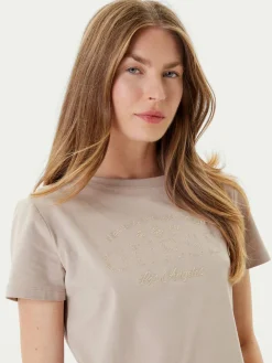 T-shirt V5YI13 J1314 Beige Regular Fit