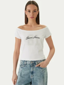 T-shirt W6GI07 J1314 Bianco Regular Fit