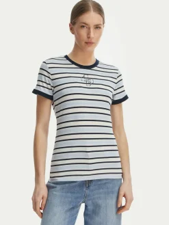 T-shirt W6GI18 K3040 Blu Classic Fit