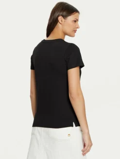 T-shirt W5RI19 I3Z14 Nero Regular Fit