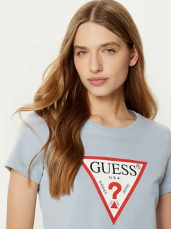 T-shirt W1YI1B I3Z14 Blu Slim Fit