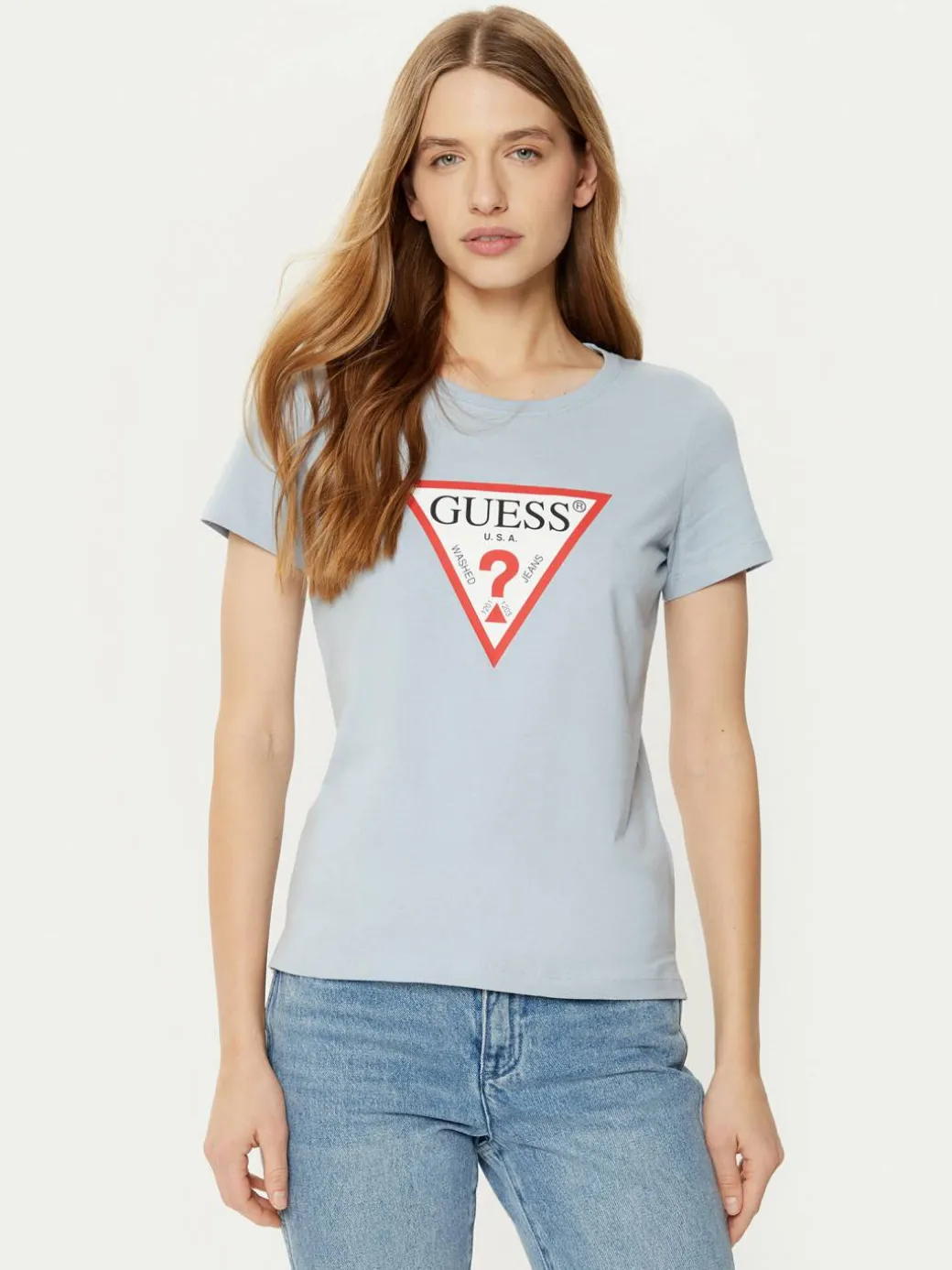 T-shirt W1YI1B I3Z14 Blu Slim Fit