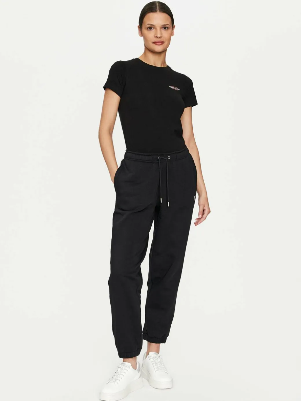 T-shirt W4YI02 J1314 Nero Slim Fit