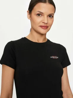 T-shirt W4YI02 J1314 Nero Slim Fit