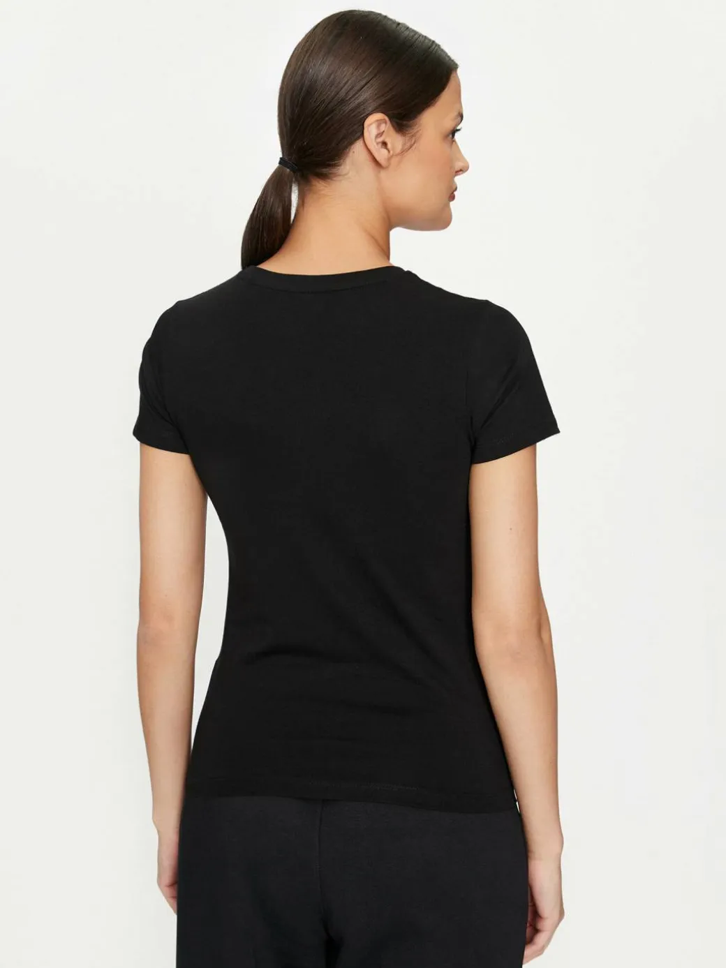 T-shirt W4YI02 J1314 Nero Slim Fit
