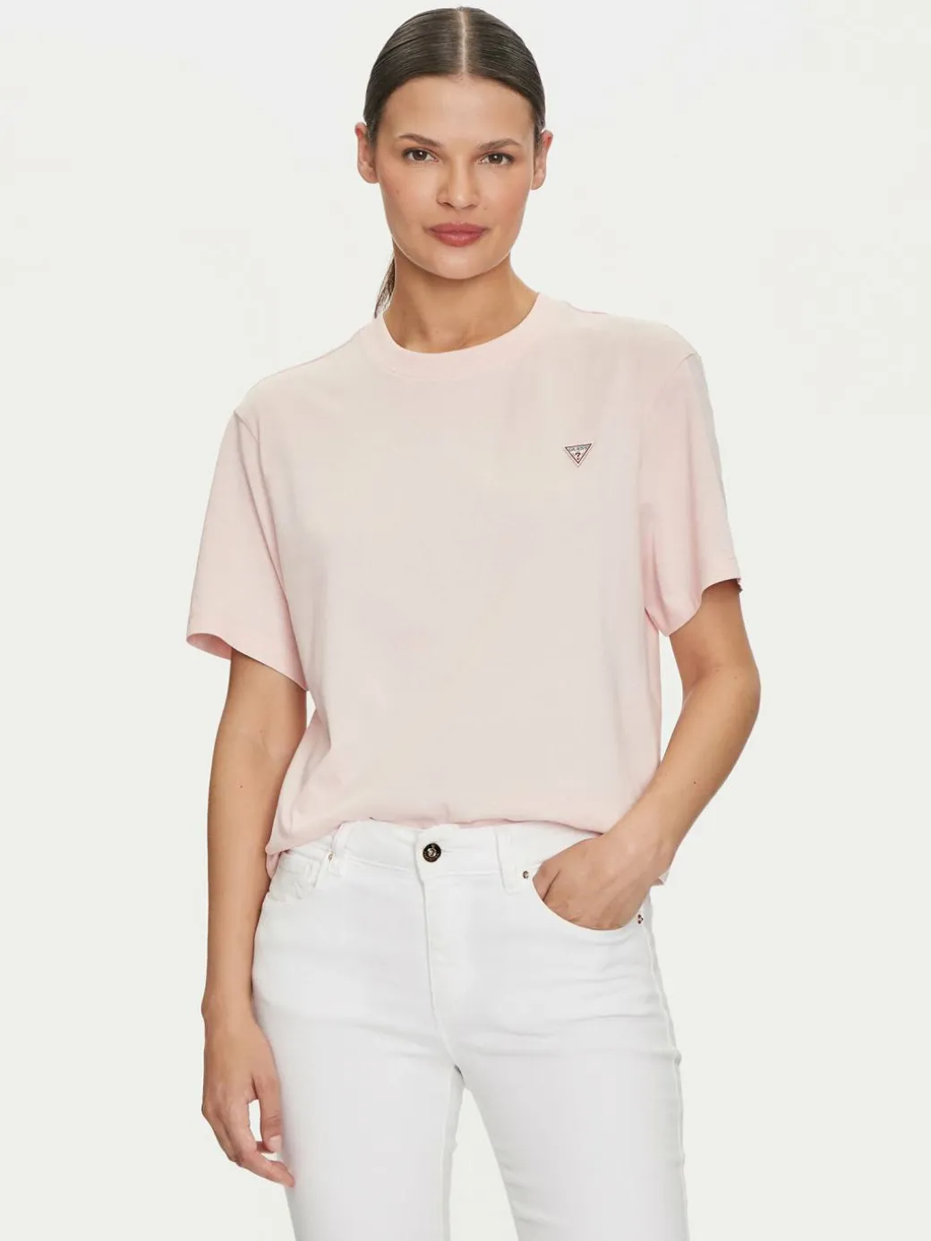 T-shirt W4YI05 K8HM0 Rosa Regular Fit