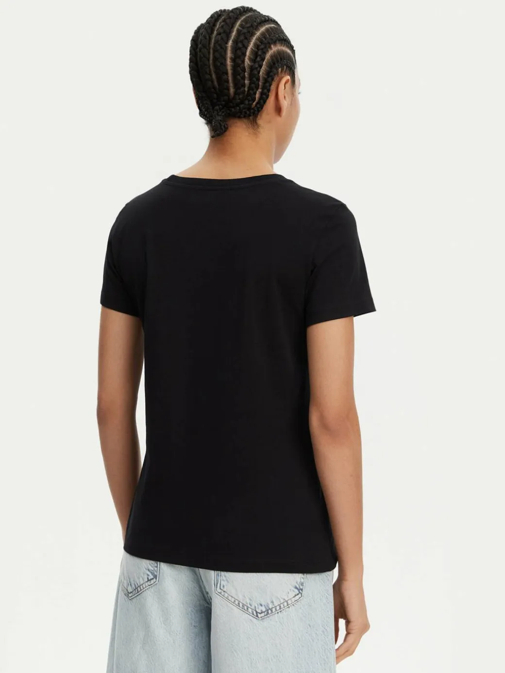T-shirt XW000387 AF10354 UC001 Nero Regular Fit