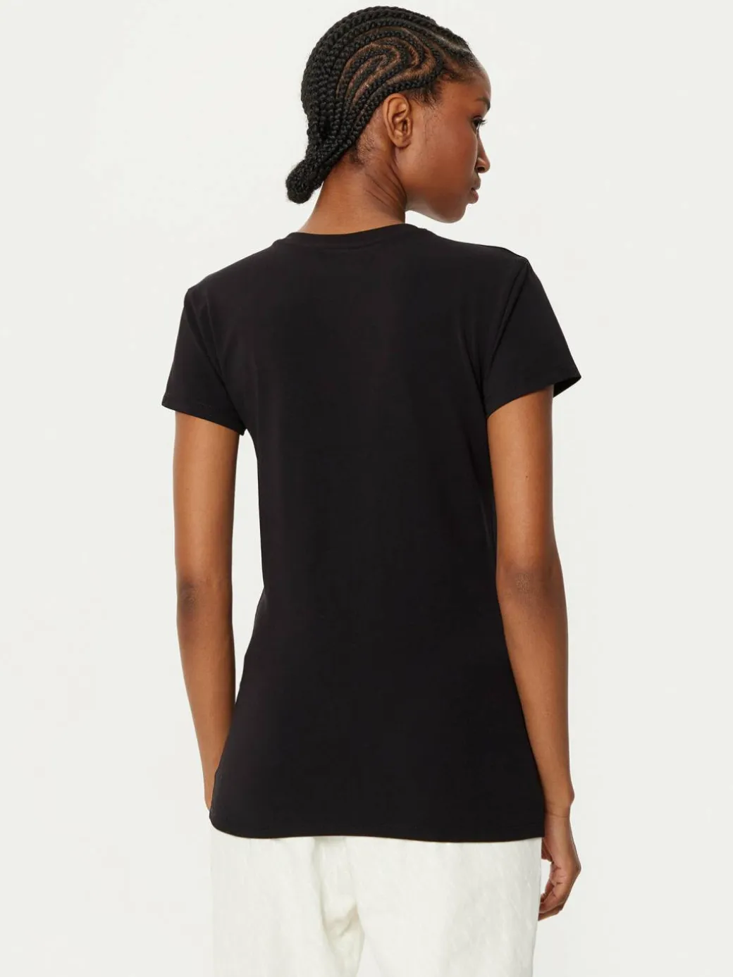 T-shirt XW000105 AF11929 UC001 Nero Slim Fit