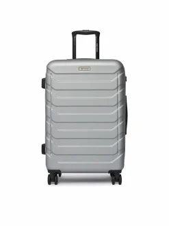 Valigia media GIN-M-003-05-SILVER Argento