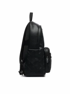 Zaino Emblem Aop Deboss Round Backpack LV04D3560G Nero