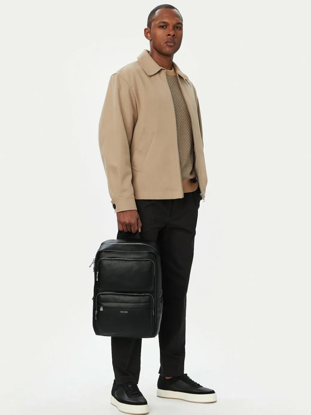 Zaino Raised Double Pocket Backpack LV04D3493G Nero