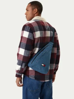 Zaino Tjm Utility Denim Sling Bag AM0AM14051 Blu