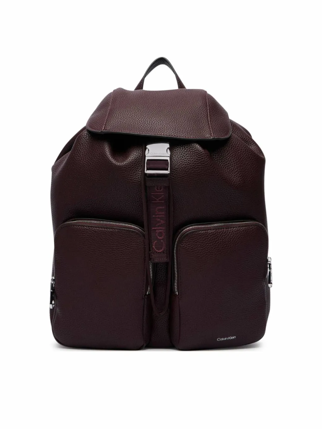 Zaino Weebbing Strap Flap Backpack LV04F3645G Bordeaux